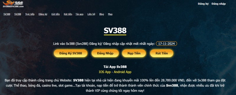 Giới thiệu về nhà cái online SV388