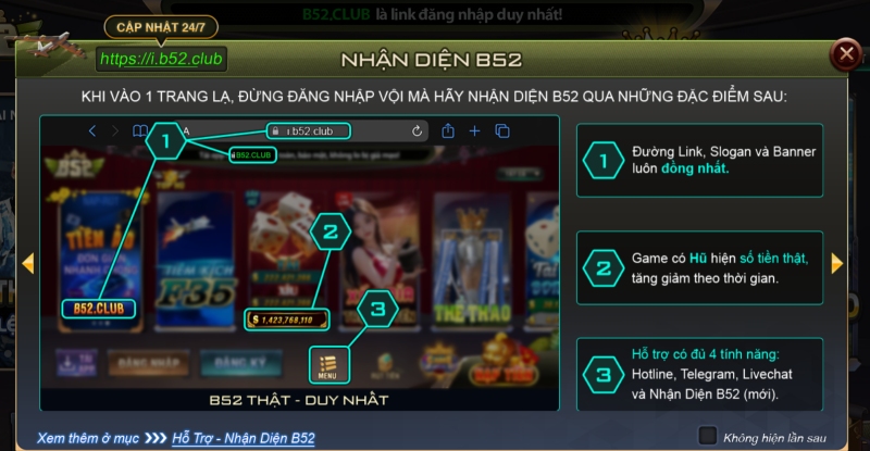 B52 Club – Thương hiệu quen thuộc nhưng dễ bị nhái