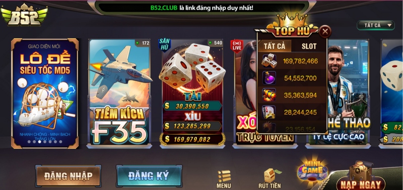 B52 Club – Thương hiệu quen thuộc nhưng dễ bị nhái