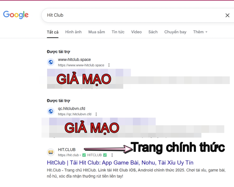 Cách nhận biết Hit Club thật và giả