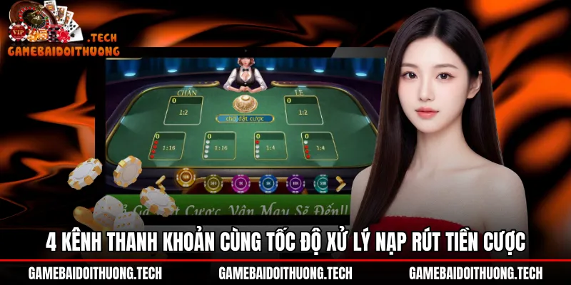 Kênh giao dịch nạp rút tiền nhanh chóng sảnh Xóc đĩa Rikvip